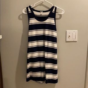 Jcrew navy and white dress size S